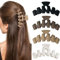 Clippi 4 Stück Große Haarklammer | 11cm Rutschfeste Haarspangen Damen Dickes Haar | Haarstyling Zubehör für Frauen Mädchen | Neutrale Farben | Starker Halt und Langlebig