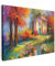 MuchoWow© Leinwandbild 80x60 cm Dekoration Wohnzimmer Bilder Aufhängen Wall Decoration Living Room Wohnungs Deko Moderne Kunstdruck - Landschaft - Bunt - Öl - Kunst