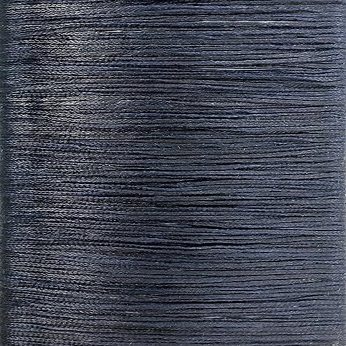 1.5mm Waxed Cord - 5 meters, Strong Nylon Woven Thread for Jewellery, Bracelet, Necklace Making (NAVY BLUE - 5m)