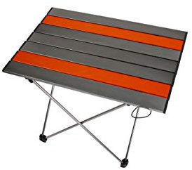 EyeWeb Tragbarer Klapptisch für den Außenbereich, Ultraleicht, aus Aluminiumlegierung, klappbar, für Camping, Grill, Picknick Hopeful