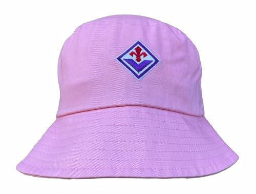 Cappello Pescatore FIORENTINA Ufficiale Donna Rosa Cappellino Berretto CAPFIPESCROS02