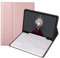 VLEAQC Custodia con Tastiera per Samsung Galaxy Tab S9 Fe 10.9/S9 11 Pollici 2023, Tastiera Wireless Rimovibile con Tasti Rotondi e touchpad Intelligente, Custodia Folio con portapenne,Rose Gold