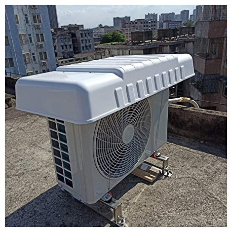 FUYAO Mini Split Bomba de Calor AC Cubierta de la Unidad - Impermeable Sun Shade para Aire Acondicionado de Ventana al Aire Libre, Protege el Condensador y el compresor