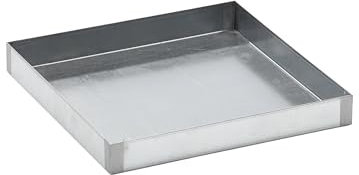 eurokraft | basic | Stahl-Kleingebinde-Universalwanne | verzinkt | Auffangvolumen 12 l | Länge 470 mm