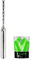 SHARPRO Extra Long Spiral Upcut Router Bit 1/4 Inch Shank 1/8 Inch Cutting Dia. 1-1/4'' CL. 3'' OVL. Carbide Upcut CNC Router Bit, Ideal for Wood Engraving and Plunging Applications