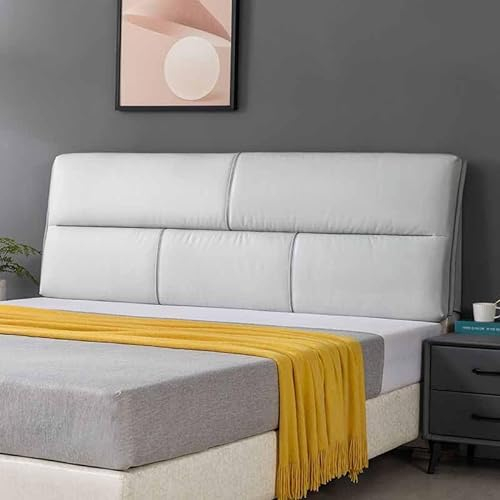 YWQJL Bett Kopfteil-Kissen, Lesekissen Cord-Bett-Kopfteil-Bezug, Doppel Einzel King-Size Gepolsterter Bett Kopfteil Husse Rückenlehnenstütze Bettkopfteil Schutz Abdeckung(1,NoHeadboard150cm)