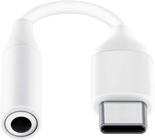 USB C to 3.5mm Headphone Jack (White) Adapter compatiable for iPhone 15, USB C to Aux Audio Dongle Cable Cord Compatible with iPad Pro/Samsung Galaxy/Pixel, Type C Devices