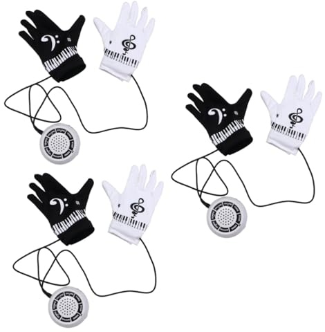 ifundom 3 Paar E Piano Handschuhe Musik Handschuhe Für Konzerte Lustige Handschuhe