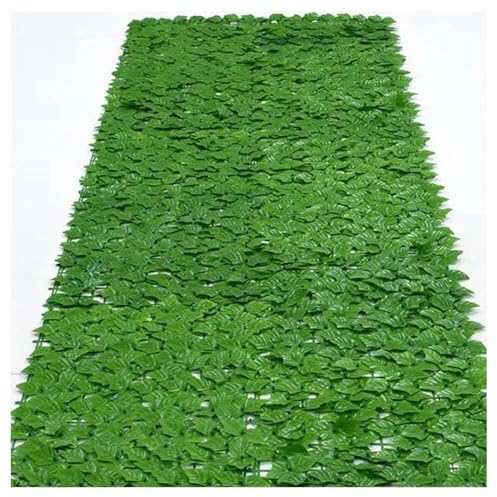 Sichtschutz Grüner Zaun Efeuzaun Gartenzaun Balkonsichtschutz 1x5m 1x10m Künstliche Efeu Hecke Paravent Balkonverkleidung Mit Umreifungsband Seitenmarkise Sichtschutzwände Ohne Bohren(Size:1x4m)