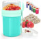XJIANFU Müslibecher to Go 250ml+450ml,Auslaufsicherer Lunchpot Müsli Cup to Go Becher mit Löffel,Müslibecher to Go,to Go Müslibecher,Joghurtbecher to Go(3545-Lake Blue)