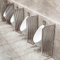 sjdoPulse Urinal,Sichtschutz An Der Wand Montierter Urinal,Schallschutz, Moderne Minimalistische Urinal,Trennwand Für Öffentliche Toiletten Für Herrentoiletten, Urinal,Trennwand,Verläng,Silvery,1pcs