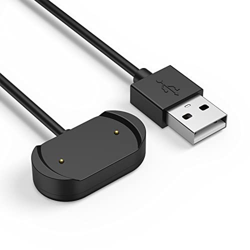 Mugust Chargeur Montre Connectee pour Amazfit GTS 3 / Amazfit GTS 4, câble de charge USB de rechange pour montre intelligente accessoires (100 cm)
