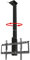 QICBYING avec Télécommande Support TV Motorisé, Rotation Manuelle À 360° Élévateur TV Électrique Télescopique, Support TV Motorisé Au Plafond, Convient Au Support TV Motorisé De 32 À 75 Pouces