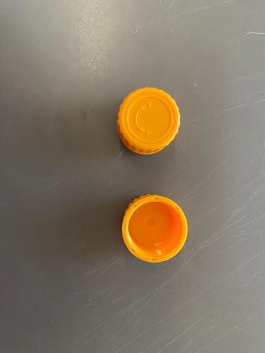 TC Thermostatic Radiator Valve TRV Plastic Decorators Screw Cap for Radiator Valve Orange x 2