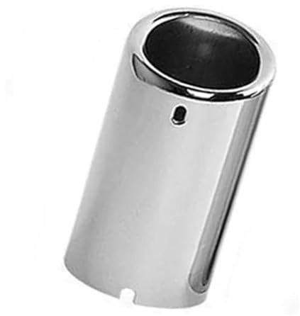 Auspuff Schalldämpfer Für B&MW E30 E36 E46 E90 E91 E92 E93 F30 320i 325i 328i Auto Auspuffrohr Schalldämpfer Spitze Turbo Sound Whistle Auto Tail Throat(1pcs Silver)