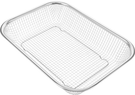 Stainless Steel Dishwasher Cutlery Basket for Vegetables and Fruit | Silver Mesh Holder, Rapid Drain Design, Stronger Bearing Capacity, Kitchen Storage Basket for Washing