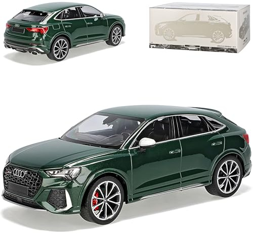 alles-meine.de GmbH A*u*d*i Q3 RS F3 Sportback SUV Grün 2. Generation Ab 2018 limitiert 1 von 336 1/18 Minichamps Modell Auto mit individiuellem Wunschkennzeichen