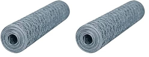Windhager 06576 Grillage à Poule Hexagonale Gris 0,50 x 10 m (Lot de 2)