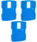 kychenBase CUF-2500 / CUF-5000 / CUF-6000 Mousse filtrante Bassin – Médias filtrants de Remplacement, Mousse filtrante pour Filtre Bassin (Lot de 3)