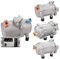 Conjunto de compresor eléctrico de aire acondicionado de 12 V, 24 V y 48 V para aire acondicionado de automóvil, camión, autobús, barco, tractor, tienda, aire acondicionado de automóvil(D-24V)