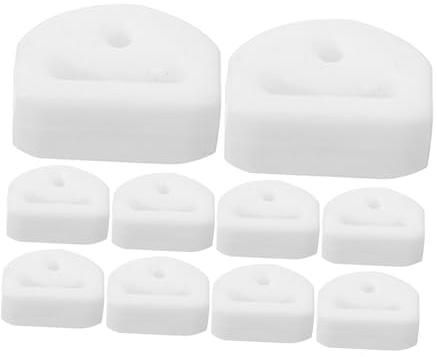 Retenedor de Cuerdas de Guitarra de Repuesto 12 Piezas Blanco | Abs, Instalación Sencilla y Retención de Cuerda, para Guitarra Eléctrica, Accesorio de Guitarra