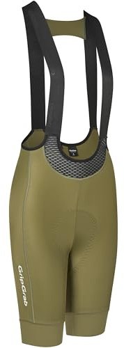 GripGrab PACR Bib Shorts - Gepolsterte Radhose für Rennrad, MTB & Gravel | Damen Trägerhose mit Elastic Interface Sitzpolster, Mesh-Trägern und Kompression für Langstrecken in versch. Farben