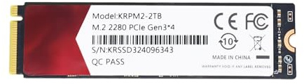 Yahboom 2TB SSD, PCIe Gen3 NVMe M.2 2280, Up to 3500MB/s, for Jetson Orin,RPi,Laptop,PC,Handheld Gaming Consoles, Solid State Drive,Only 2TB SSD