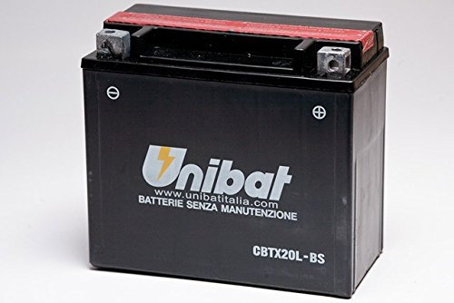 batteria UNIBAT CBTX20L-BS DYNA Per Dyna dal 1991 al 2016