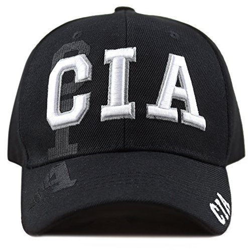 The Hat Depot Strafverfolgung 3D bestickte Mütze., 4. Cia, Einheitsgröße