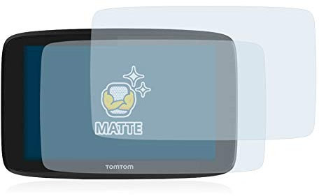 BROTECT Entspiegelungs-Schutzfolie für TomTom GO Essential 6 (2 Stück) Matte Displayschutz-Folie, Anti-Reflex, Anti-Fingerprint