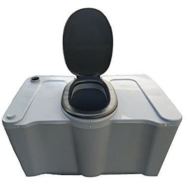 Varile Inodoro químico de 250 l, depósito de inodoro, depósito de inodoro de jardín