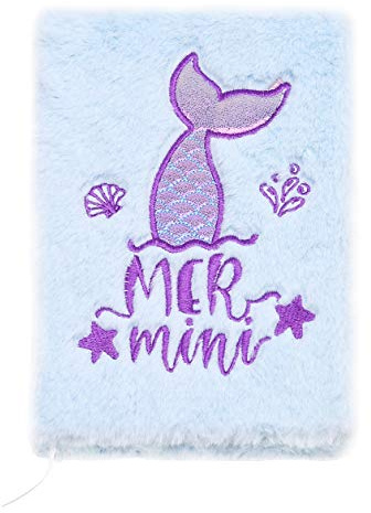 EXERZ A5 Mermaid Notebook,160 Pages Cute Holographic Pink Journal & Magic Diary | Stylish & Portable Notepad for School, Office & Gifts | Perfect for Writing & Sketching (Mermaid)