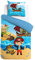 ESPiCO Bettwäsche Sleep and Dream Pirat Meer Schatz Strand Piratenschiff Bunt Kinder Zimmer Motiv Design Renforcé, Größe:135 cm x 200 cm