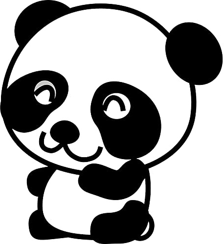 Panda Pandabär Aufkleber Vinyl Sticker personalisiert Lustig Funny Auto Motorrad Haushalt Fenster Style Tuning