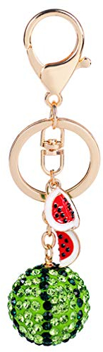 YAZILIND Schlüsselanhänger Exquisite Tasche Autozubehör Schlüsselring Frauen Mädchen Kleine Geschenke (Wassermelone)