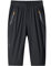 MakingDa Herren-Shorts, 3/4-Jogger, Caprihose, lässig, Sport, Sommer, lockerer Reißverschluss, Fitnessstudio, Laufen, Trainingshose, elastische Taille, unterhalb des Knies, kurze Hose mit