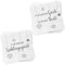 Servietten 40er Set │ 2 Motive Sprüche Gäste │3lagige Papierserviette 33x33cm │stoffähnlich Tuch Partyzubehör (40er Set Serviette Gäste)