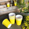 SANY Gobelet Jaune Carton Recyclable 21 cl | Lot de 100 Gobelets Jaunes | Boissons Froides et Chaudes | Toutes Occasions de Fêtes