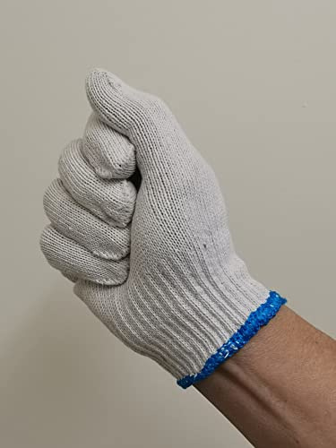 Nature Therapy Cotton knitted working gloves/Durable/Anti-slip, No irritation to skin (5)