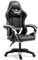 Amstrad Ultimate-BK-Ice Fauteuil/Chaise de Bureau Gamer Coloris Noir & Blanche - Coussin Lombaire & appuie tête