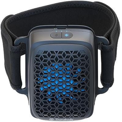 Therabody RecoveryTherm Cube: Terapia instantánea de calor, frío y contraste para aliviar el dolor y favorecer la recuperación después del ejercicio para rodillas, espalda, hombros y todo el cuerpo