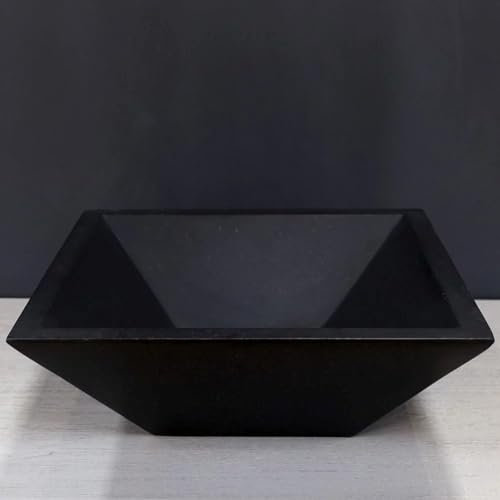 Teako Design Waschbecken Marca aus Naturstein Terrazzo Ø 40 cm, Badezimmermöbel, Steinwaschbecken, Langlebiges Waschbecken, Badezimmergestaltung, Badezimmerausstattung