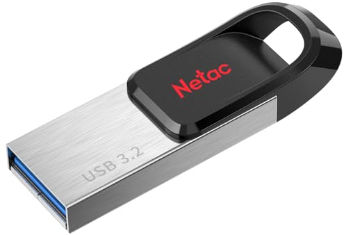Netac UM3 32GB Flash Drive USB 3.2 Schnittstelle Lesegeschwindigkeiten bis zu 120MB/s Metallgehäuse für Computer, Fahrzeuggeräte, Spielkonsolen und andere Geräte
