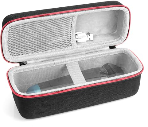 Linkidea Generic Hard Shell Travel Case for Electric Shavers, Storage Bag Compatible with Philips Norelco 2400 Series, Shaving Accessories Organizer for Daily Use (Black)