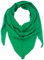 fashionchimp BASIC-Dreieckstuch in Uni-Farben aus 100% Baumwolle, Dreieck Musselin-Schal, leichtes Tuch für Damen und Herren (Smaragd)