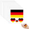 10 Sheets (40Tattoos) 2024 European World Cup Soccer Party Tattoos Stickers, Temporary Face Body Tattoo Sticker for Football World Cup, Rugby Country Flag(Germany)