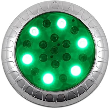 KAYPBWQMG Par56 Led piscine lumières projecteur extérieur Rgb Led IP68 étanche lumière piscine fontaine lumière AC12V 24w 35W Led veilleuse (Size : RGB 6 key remote_24W AC12V)