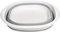 EliteKoopers 1Pcs Grey Collapsible Washing Up Bowl Foldable Basin Sink Bowl for Wash Basin Camper Van Outdoor Travel etc. (Small)