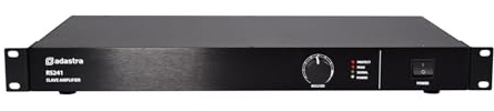 Adastra | RS Series 100V Line Slave Amplifier: High-Power, Rack-Mountable Class-D Amplifiers with Versatile Connectivity, Ideal for Medium to large Installations & System Expansion | 240W RS241