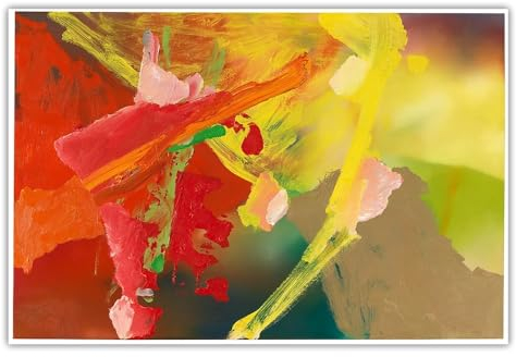 Gnvkd Ecbxz Berühmte Gerhard Richter Poster Aquarell Leinwand Malerei Abstrakte Wandkunst Gerhard Richter Drucke Für Wohnzimmer Dekor Bilder 50x70cm Kein Rahmen